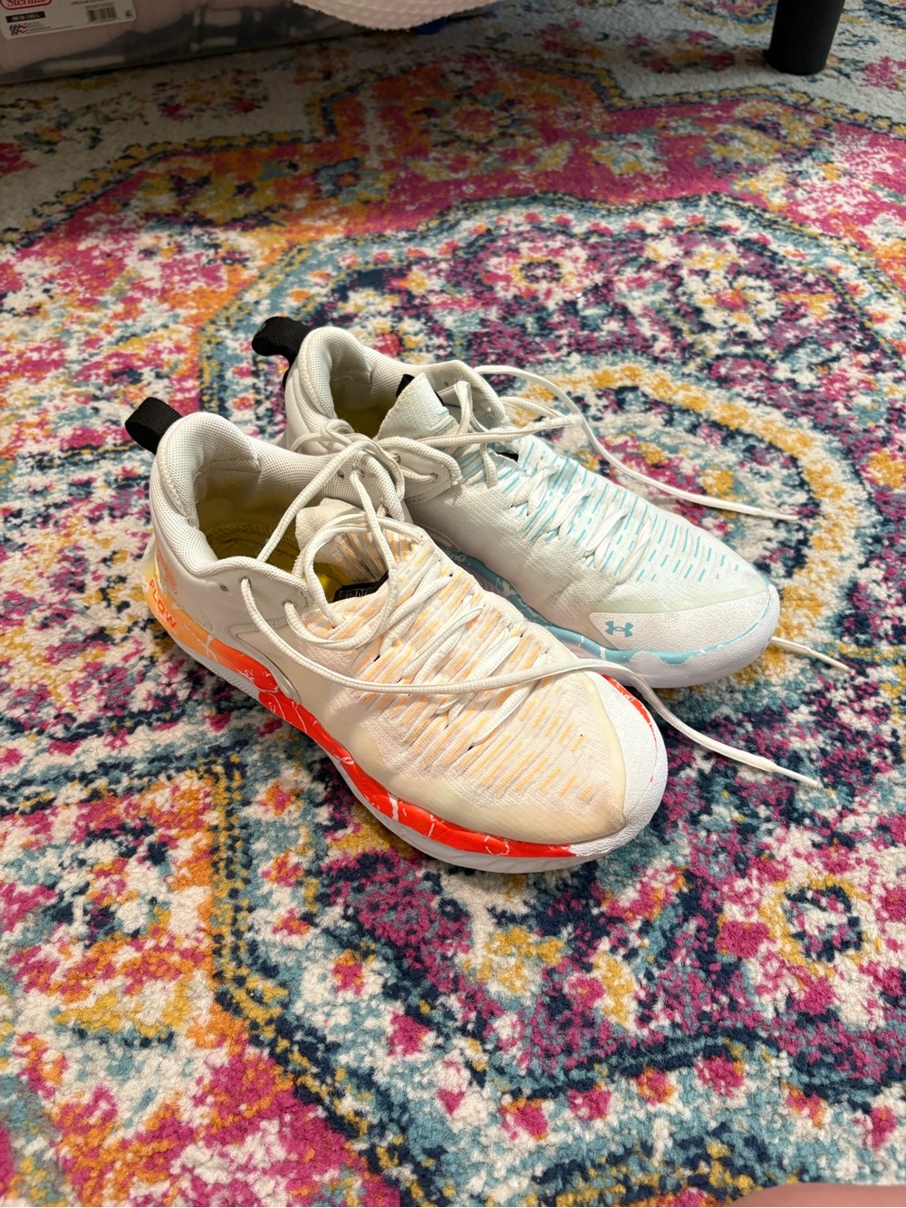 Discontinued Under Armour Fire and Ice Basketball Shoes- US Women’s 9, Men’s 7.5